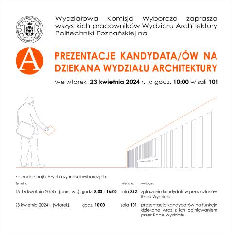 plakat wybory dziekan