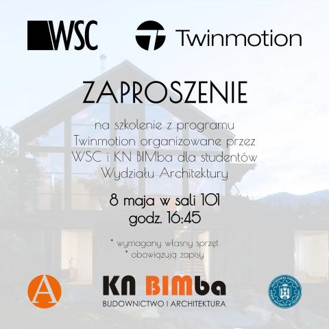 plakat-twinmotion-szkolenie